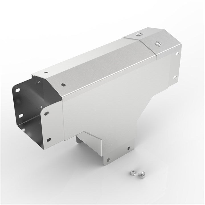 AL-S14 75-75 | 15° Apex Lid Trunking 90° Outside Lid Tee