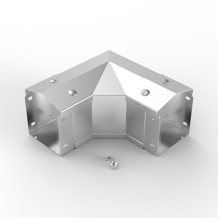 AL-S21 100-100 | 15° Apex Lid Trunking 90° Front Lid Bend