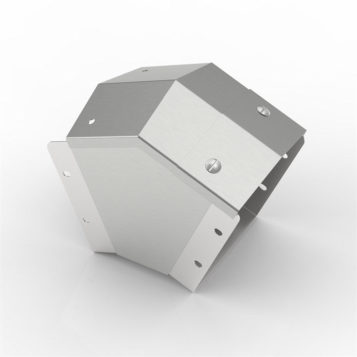 AL-SY 150-150 | 15° 顶盖线槽 45° 外盖弯管