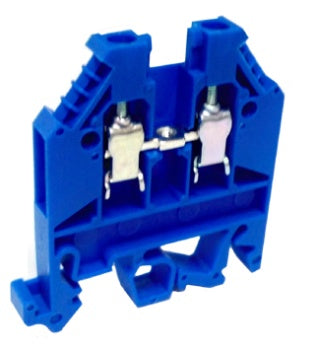 (  ***  USE  TBU25N-H *** )  2.5/4mm Blue Din Rail Terminal