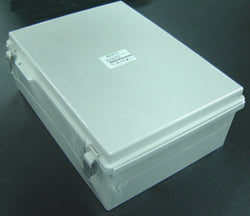 IP66 ABS Enclosure Hinged Lid 300x400x180mm Grey Enclosure Hinged Cover