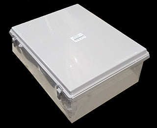 IP66 ABS Enclosure Hinged Lid 400x500x160mm Grey Enclosure Hinged Cover