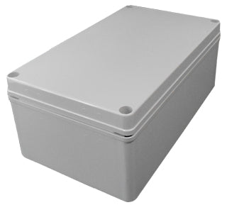 IP66 ABS Enclosure Screw Mount Lid 150x250x100mm Grey Body Grey Cover