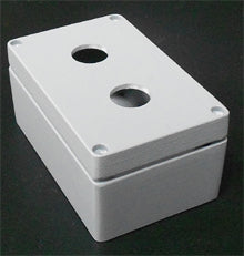 Aluminium Push Button Box, 2 Hole IP66