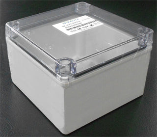 IP66 Polycarbonate Screw Mount Lid 150x150x100mm Grey Body Transp. Cover ***Call for Pricing***