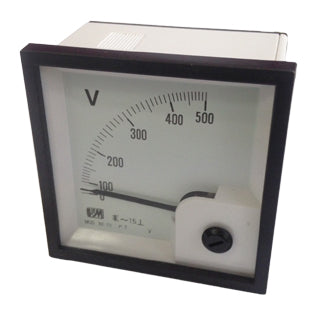 0-500V AC 72x72mm Panel Mount Meter