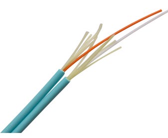 MSS-Fibre-2-Core-OM3-Duplex-Cord-Aqua-LSZH-Jacketed-Cable