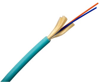 MSS-Fibre-2-Core-OM3-Indoor/Outdoor-Riser-Aqua-LSZH-Jacketed-Cable