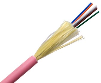 MSS-Fibre-6-Core-OM3-Indoor/Outdoor-Riser-Pink-LSZH-Jacketed-Cable
