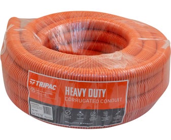 CORRUGATED-CONDUIT-ORANGE-32MM-X-10M