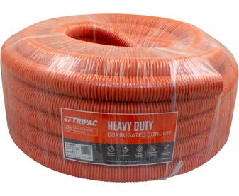 CORRUGATED-CONDUIT-ORANGE-40MM-X-25M