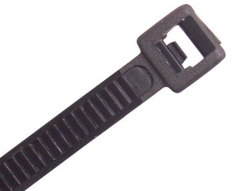 Nylon-Cable-Tie-Releasable-200-X-4.8mm-Black