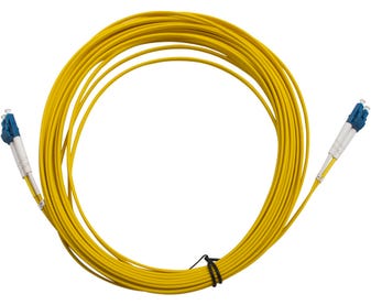 MSS-Fibre-LC---LC-Singlemode-10-Metre-Yellow-LSZH-Duplex-Patch-Lead