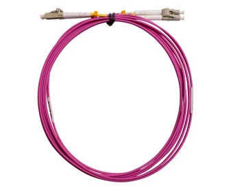 MSS-Fibre-LC---LC-OM4-3-Metre-Erika-Violet-LSZH-Duplex-Patch-Lead