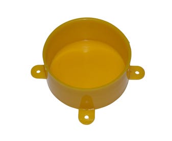 DISPOSABLE-LID-YELLOW-WITH-LUGS-FOR-JUNCTION-BOX