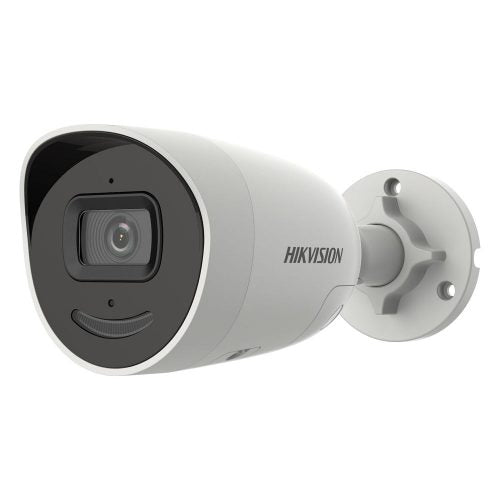 Hikvision DS-2CD2066G2-IU/SL 6MP Outdoor AcuSense Gen 2 Mini Bullet Camera, Mic, IR, Strobe, Audio Alarm, 4mm