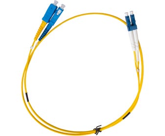 MSS-Fibre-SC---LC-Singlemode-2-Metre-Yellow-LSZH-Duplex-Patch-Lead