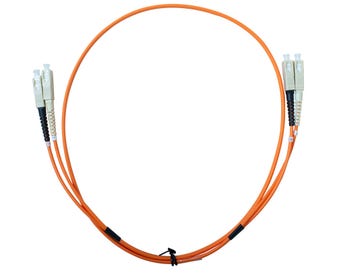 MSS-Fibre-SC---SC-OM1-1-Metre-Orange-LSZH-Duplex-Patch-Lead