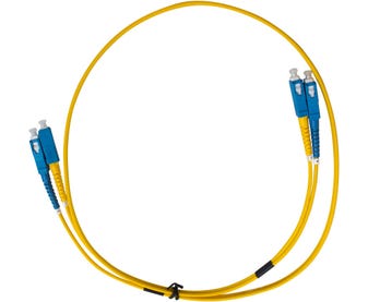 MSS-Fibre-SC---SC-Singlemode-3-Metre-Yellow-LSZH-Duplex-Patch-Lead