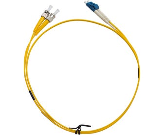 MSS-Fibre-ST---LC-Singlemode-3-Metre-Yellow-LSZH-Duplex-Patch-Lead