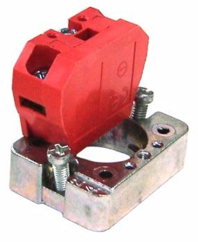 1 N/C Contact Block Red w/ Support Base