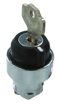 Key selector switch 2 position  Key removable in both posi