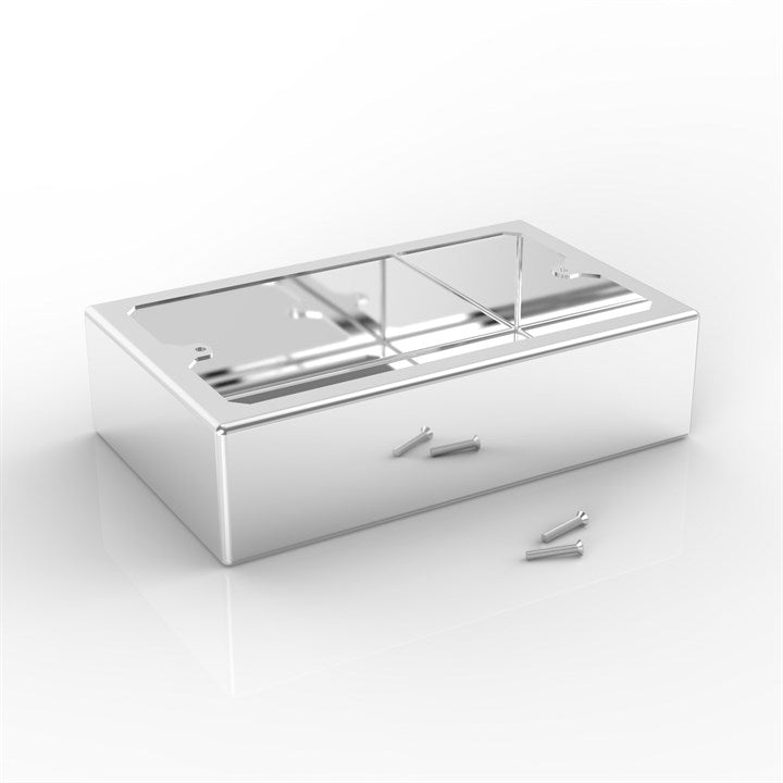 ELEC 2G-P BASE | Surface Mounted Back Box, 2 Gang