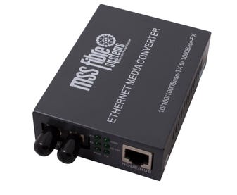 MSS-Fibre-1000B-T-to-1000B-LX-MM-1300NM-ST-2KM-Media-Convertor