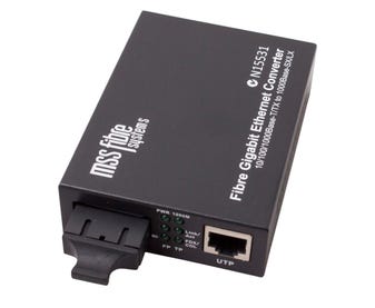 MSS-Fibre-1000B-T-to-1000B-LX-SM-1310NM-SC-20KM-Media-Convertor
