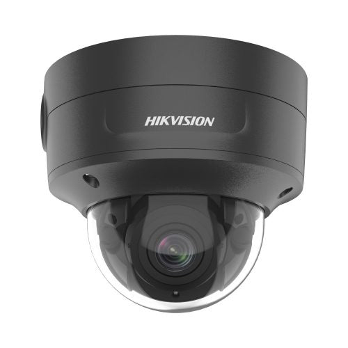 Hikvision DS-2CD2766G2-IZS 6MP Outdoor AcuSense Gen 2 Motorised VF Dome Camera, BLACK Shadow Series, 2.8-12