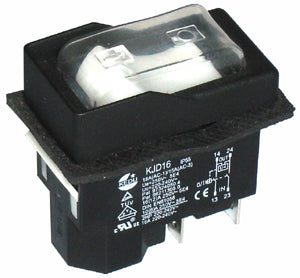 16A 240V Weatherproof Electromagnetic Switch - Rocker IP55