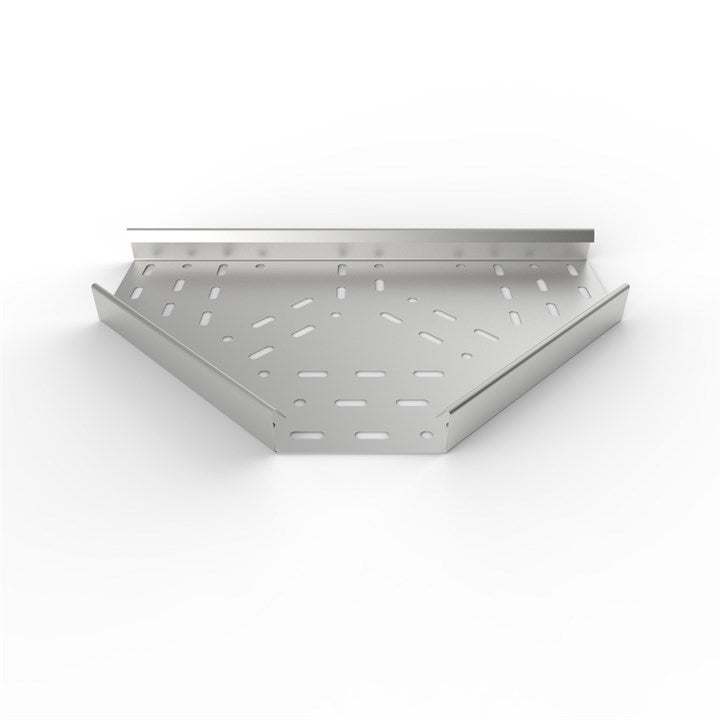 MRF FT90 300 |中型回流法兰电缆桥架 90° 扁平三通