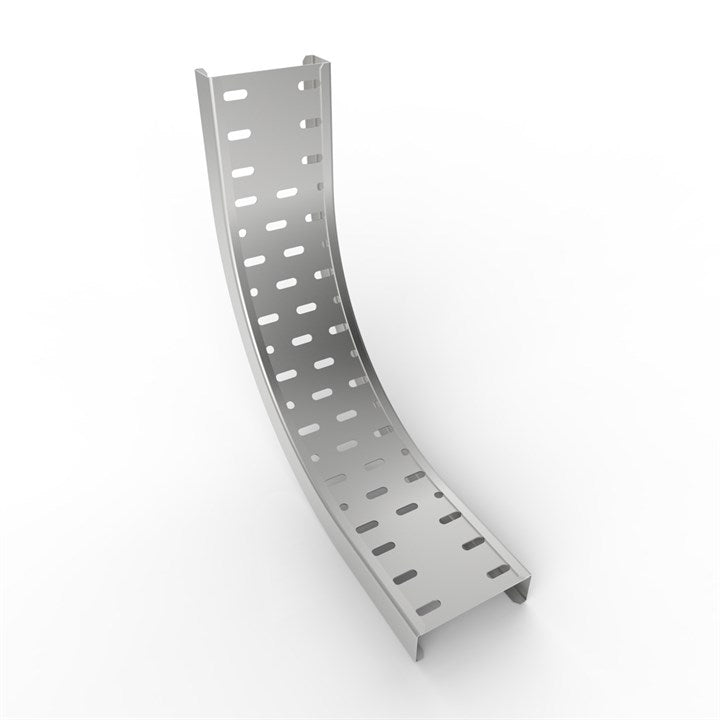 MRF OB90 600 |中型回流法兰电缆桥架 90° 外弯