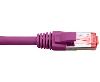 Cabac-1-Metre-4-Pair-LSZH-Shielded-RJ45---RJ45-Cat6A-Purple-Patch-Lead