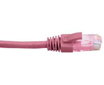 Cabac-2-Metre-4-Pair-PVC-Unshielded-RJ45---RJ45-Cat6-Pink-Patch-Lead