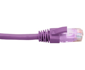 Cabac-2-Metre-4-Pair-PVC-Unshielded-RJ45---RJ45-Cat6-Purple-Patch-Lead