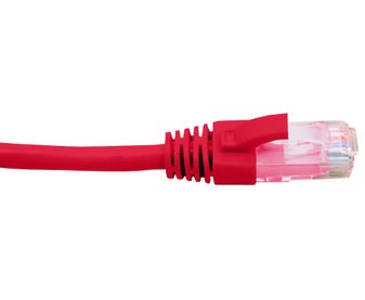 Cabac-10-Metre-4-Pair-PVC-Unshielded-RJ45---RJ45-Cat6-Red-Patch-Lead