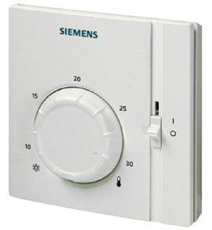 (RAA31) 6A Room T/stat Heat/Cool with ON/OFF switch 5-30deg Siemens 24-230v