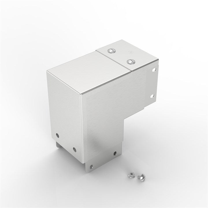 S20 50-50 | Flat Lid Trunking 90° Outside Lid Bend