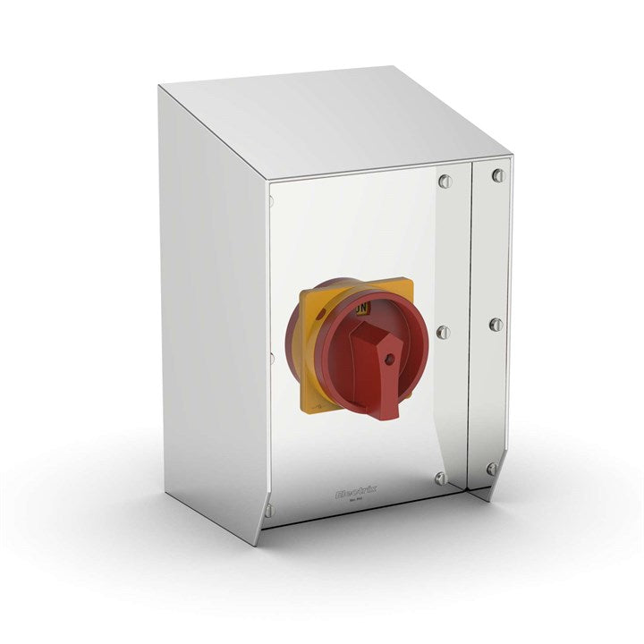 SR-63-P | 15° Sloping Roof Rotary Isolator Enclosure with Eaton (Moeller Electric) switch