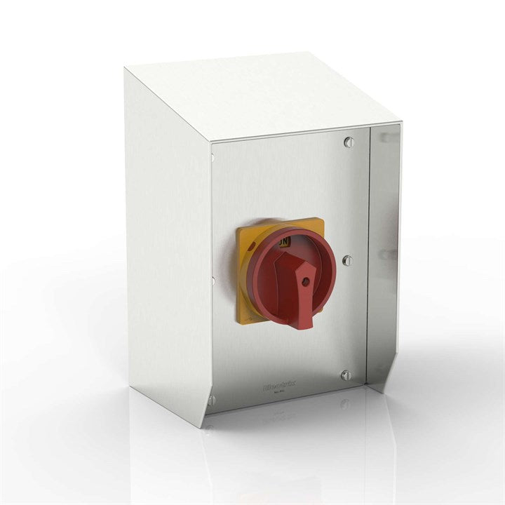 SR-63-S | 15° Sloping Roof Rotary Isolator Enclosure with Eaton (Moeller Electric) switch