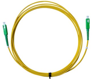 MSS-Fibre-SCA---SCA-Singlemode-2-Metre-Yellow-LSZH-Simplex-Patch-Lead