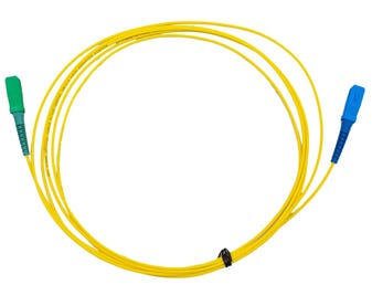 MSS-Fibre-SC---SCA-Singlemode-3-Metre-Yellow-LSZH-Simplex-Patch-Lead