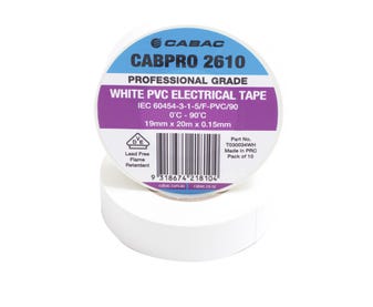 CABPRO-PVC-Electrical-Tape-2610---White-19mm-x-20m