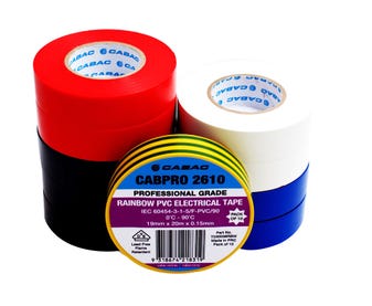 CABPRO-PVC-Electrical-Tape-2610---Rainbow-20m-10PAC