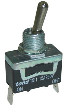 15A SPST On/Off Toggle -Metal Lever QC Terms