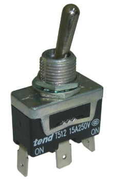 15A SPDT On/On Toggle - Metal Lever QC Terms