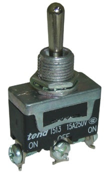 15A SPDT On/Off/On Tgl. Screw Terminals