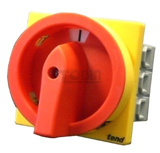 3pole 66A P/Mount Main Switch - Padlockable