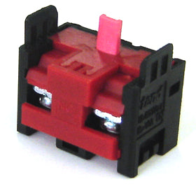 (1b) Contact block - 1 N/C   Red